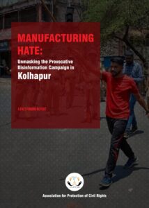 Manufacturing Hate - Kolhapur Violence